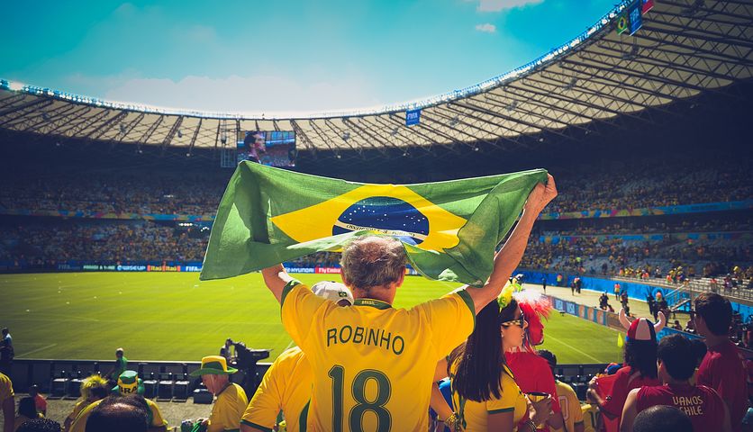 stade supporter brésil